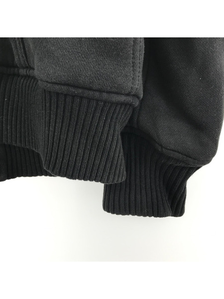 DIESEL 裏ボアジップパーカー BLK S