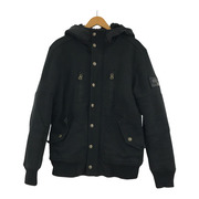 DIESEL 裏ボアジップパーカー BLK S