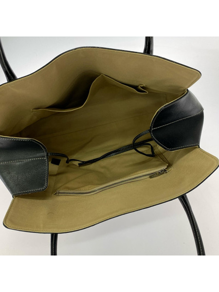 MARGARET HOWELL ソノ他バッグ idea レザー トートバッグ 黒