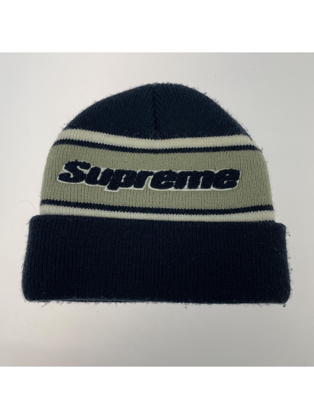 Supreme 19aw Chenille Stripe Beanie ニット帽