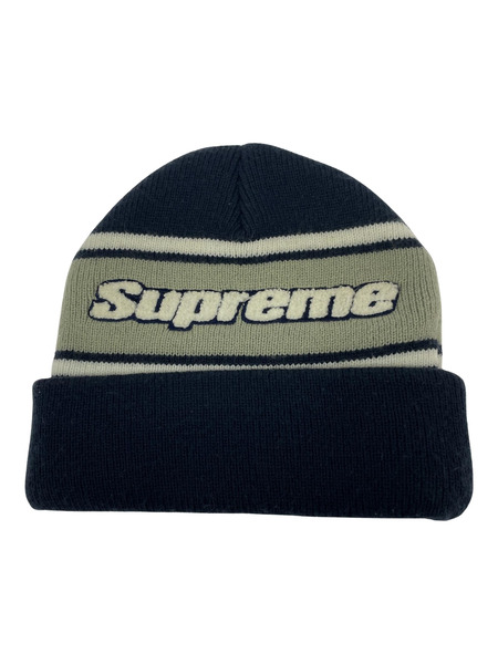 Supreme 19aw Chenille Stripe Beanie ニット帽