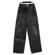 AMERI TROMPE L′OEIL DENIM PANTS