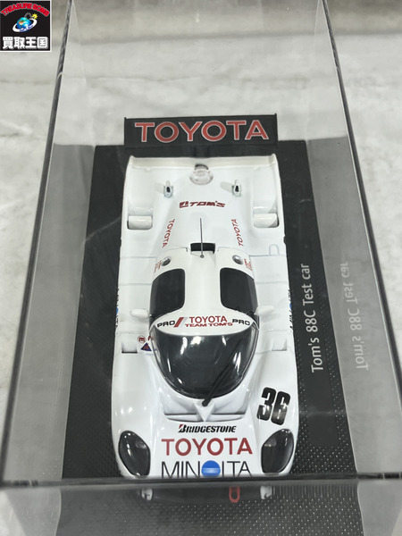 TOM’S 88C TEST CAR MINOLTA 1/43