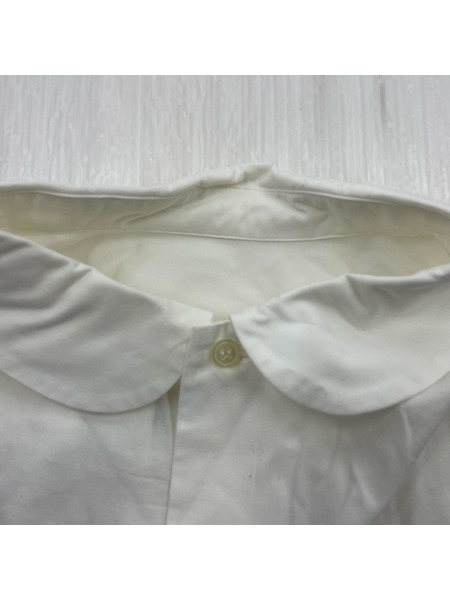BLACK COMME des GARCONS 15SS ラウンドカラーシャツ ホワイト M