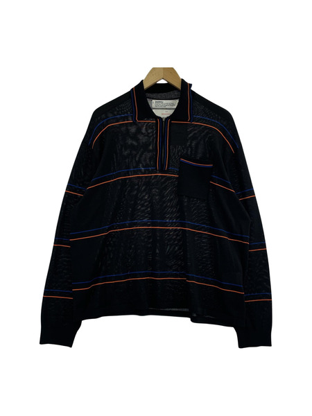 DAIRIKU zip up polo knit 好井別注 F