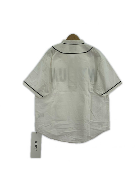 WTAPS 半袖シャツ 19SS/リーグシャツ/白/01