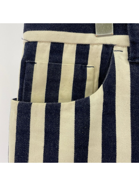 レディースラグ衣料 GUCCI ストライプスキニーパンツ 50