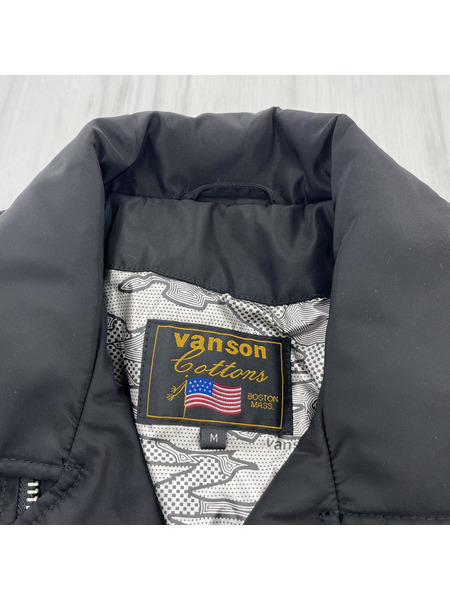 VANSON ナイロンダブルライダース M