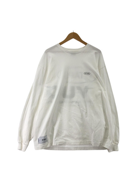 WTAPS 23AW PRTC/LS TEE/COTTON 232ATDT-LTM03S (2) ホワイト[値下]