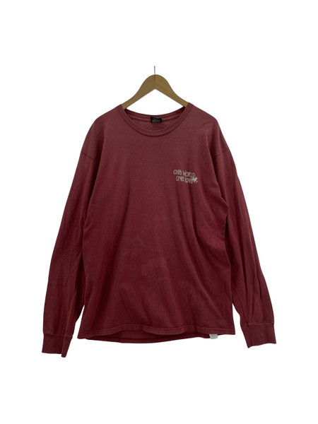 STUSSY L/S カットソー ボルドー (L)