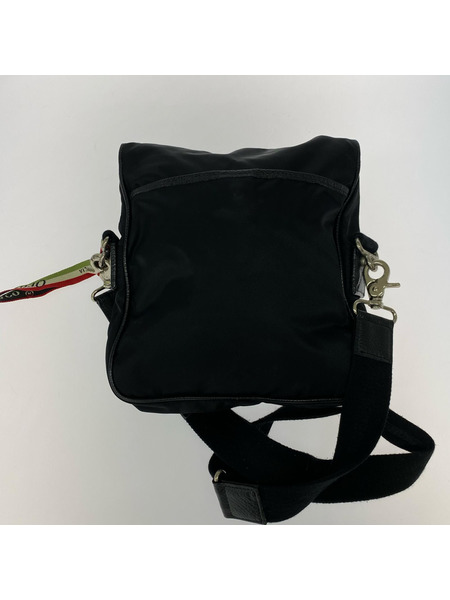 Orobianco ショルダーバッグ ナイロンスクエアショルダーバッグ BLK