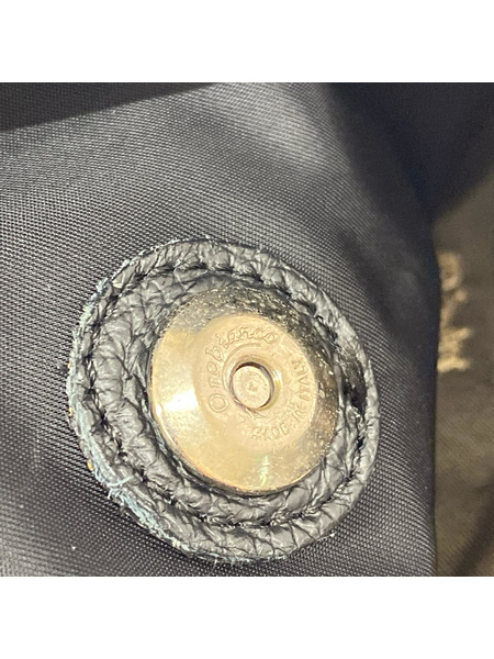 Orobianco ショルダーバッグ ナイロンスクエアショルダーバッグ BLK