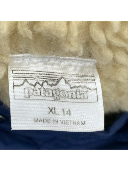patagonia キッズ衣料 インファーノジャケット 紺 68460FA17 (XL14)