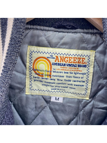 ANGEEZE ウールスタジャン グレー