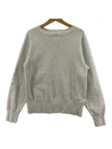 Nigel Cabourn スウェット・トレーナー ARMY CREW JERSEY MIX(46)