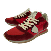 PHILIPPE MODEL スニーカー ANTIBES LOW RED (42)