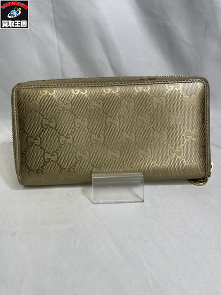長財布 GUCCI GGインプリメラウンドファスナー 212110・2778