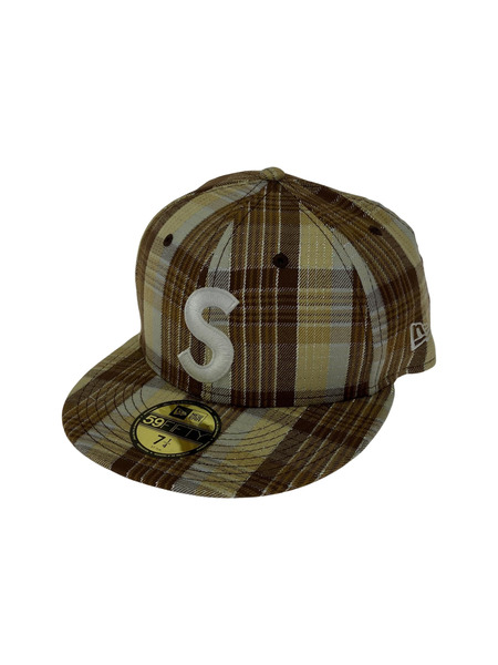 Supreme×NEW ERA Metallic Plaid S Logo Cap[値下]