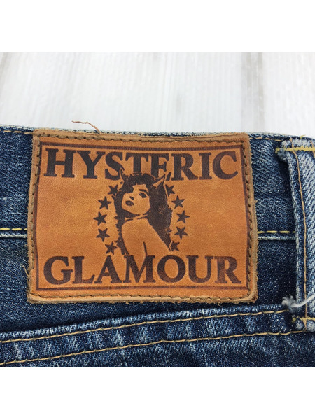 HYSTERIC GLAMOUR　プリントスタッズデニムパンツ 34