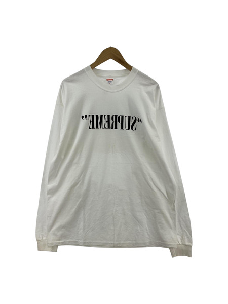 Supreme 11AW Shark L/S Tee ロンT 白 XL