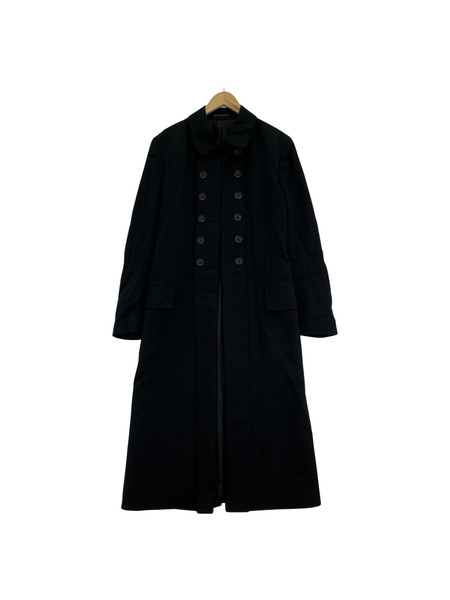 19AW Yohji Yamamoto POUR HOMME ナポレオンコート 黒 (2)