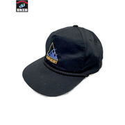 LOVE EAR ART 刺繍 スナップバックキャップ 黒