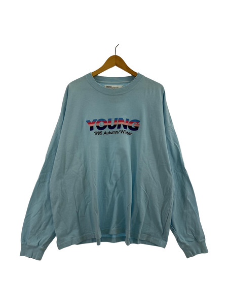 DAIRIKU 21AW 刺繍T YOUNG EmbroideryTee ブルー