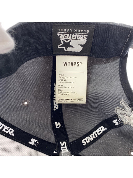 WTAPS キャップ STARTER/SNAPBACK CAP/181KUSRD-HT01