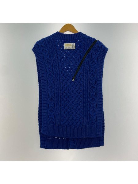 TAKAHIROMIYASHITATheSoloIst.doublezipreversearanpatternvest