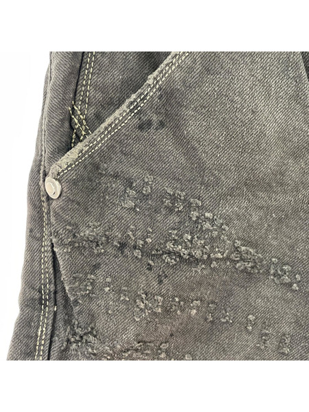 Levi's デニム・ジーンズ 00s ENGINEERED JEANS 裾ジップ&ダメージ加工 立体裁断
