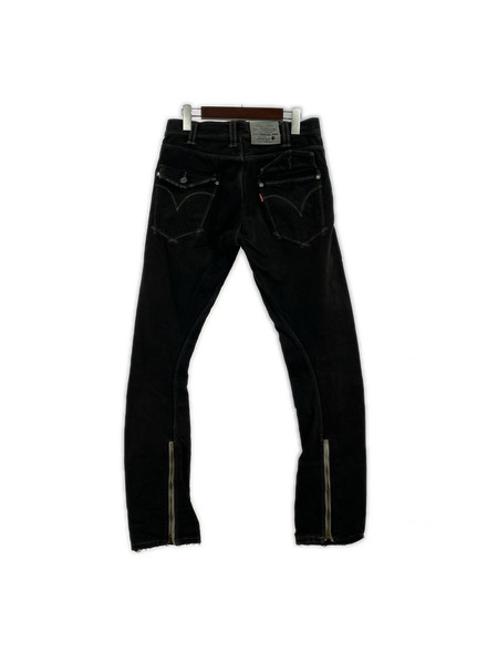 Levi's デニム・ジーンズ 00s ENGINEERED JEANS 裾ジップ&ダメージ加工 立体裁断