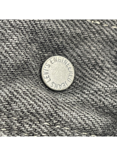 Levi's デニム・ジーンズ 00s ENGINEERED JEANS 裾ジップ&ダメージ加工 立体裁断
