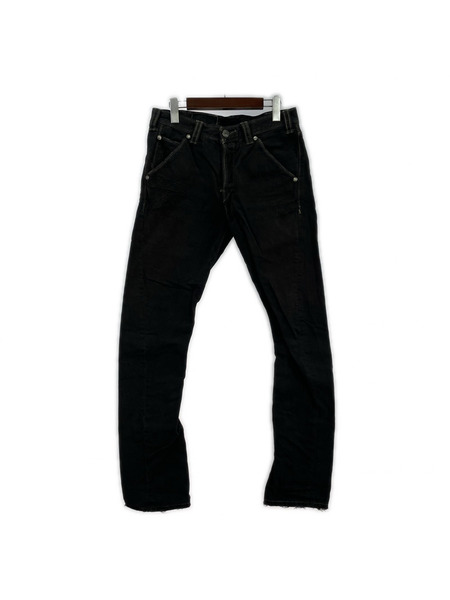 Levi's デニム・ジーンズ 00s ENGINEERED JEANS 裾ジップ&ダメージ加工 立体裁断