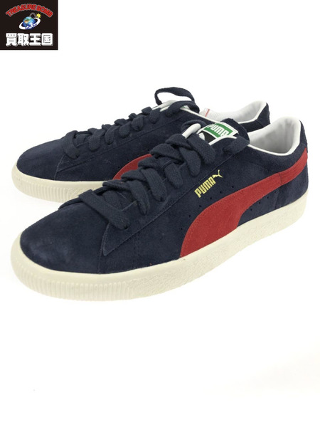 PUMA Suede VTG 紺 赤 29cm [値下]