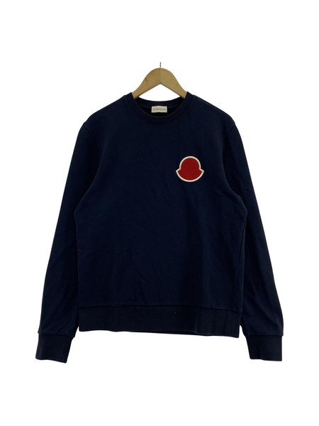 MONCLER MAGLIA GIROCOLLO スウェット 紺 M