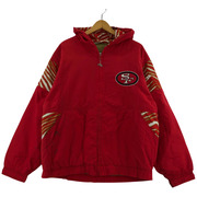 90s/ZUBAZ Chalk Line/中綿/49ers/ジャケット(L）