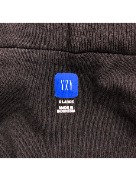 YEEZY　GAP ジップアップ POパーカー BLK (XL)