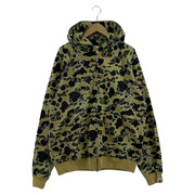 A BATHING APE ビンテージ加工 サルカモ ZIPパーカー L