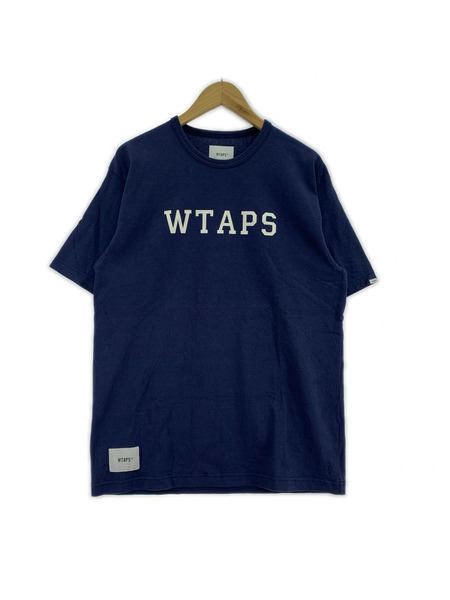 WTAPS 半袖Tシャツ・カットソー 21SS/ロゴTEE/紺/02