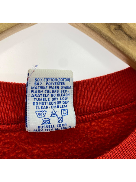 OLD・VINTAGE スウェット・トレーナー RUSSELL 90s USA製 RED XL