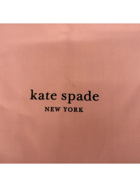 kate spade new york カメラ型カゴバッグ シルバー×ベージュ