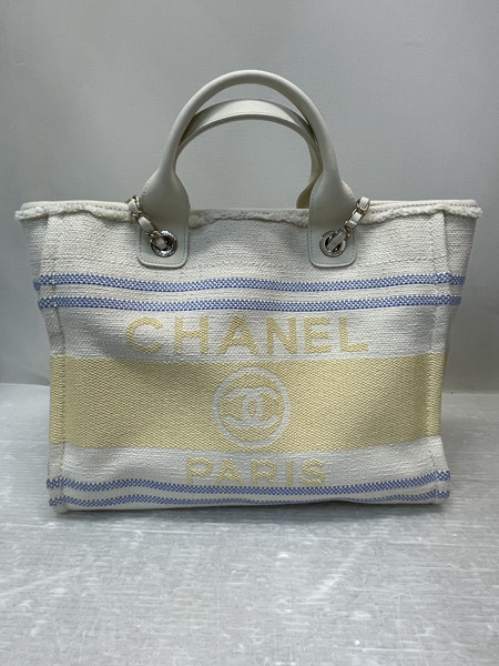 CHANEL 25C ドーヴィルGM キャンバストートバッグ