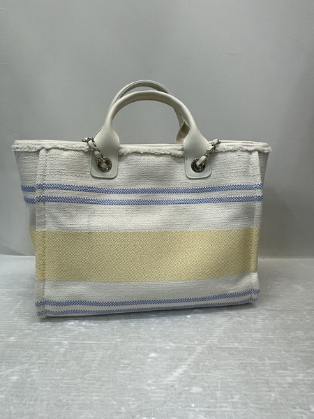 CHANEL 25C ドーヴィルGM キャンバストートバッグ
