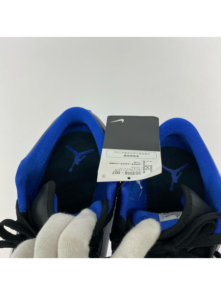 NIKE スニーカー Air Jordan 1 Low "Black/Game Royal 28.5