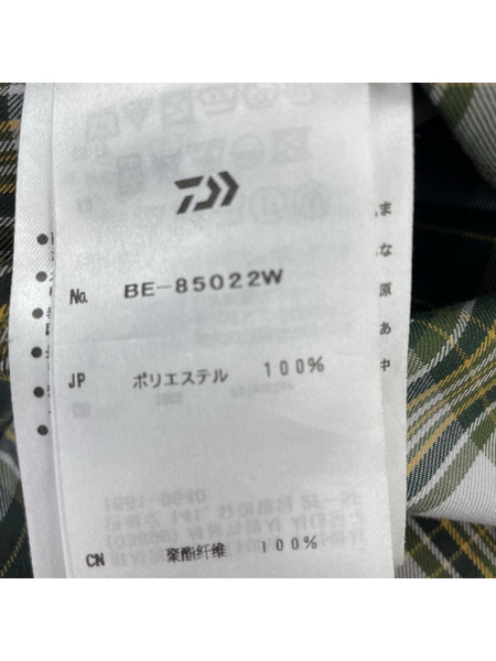 DAIWA PIER39 長袖シャツ TECH REGULAR COLLAR SHIRTS 緑 (S)