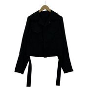 Ground Y CREPE DE CHINE BACK CUTOUT SHORT JACKET 1 ブラック