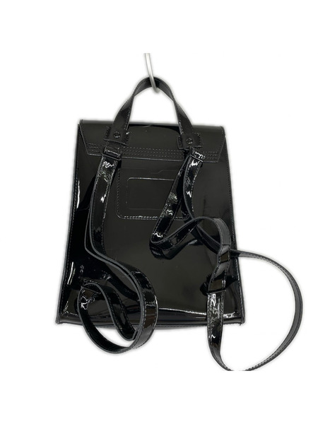 Dr.Martens リュックサック・バックパック パテントレザーデイバッグ  黒