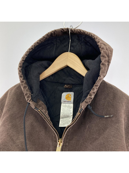 old carhartt duck active parka 茶 M