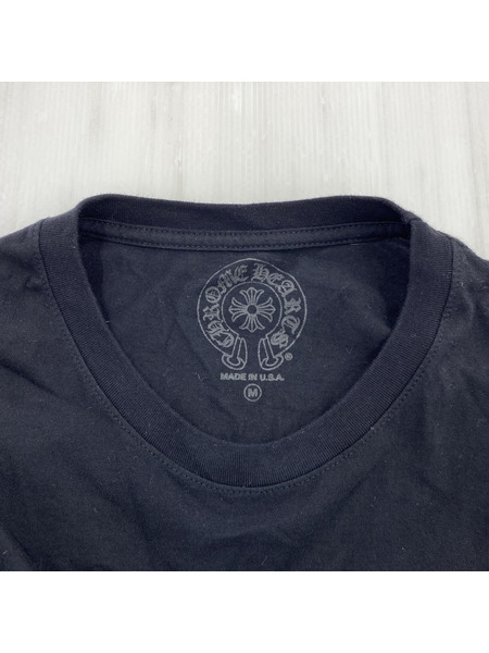 CHROME HEARTS 長袖Tシャツ・カットソー アームロゴL/Sカットソー 黒 M