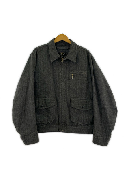 RRL ジャケット 杢ストライプ ワークジャケット